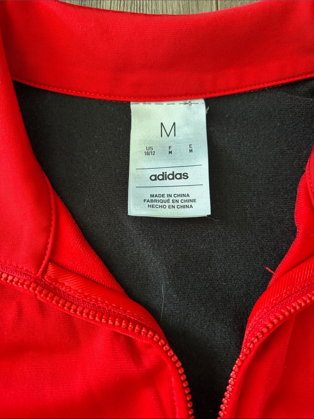 adidas Boy’s Red and Black Track Jacket & Pants Set. Size Medium 10/12 - Picture 2 of 6